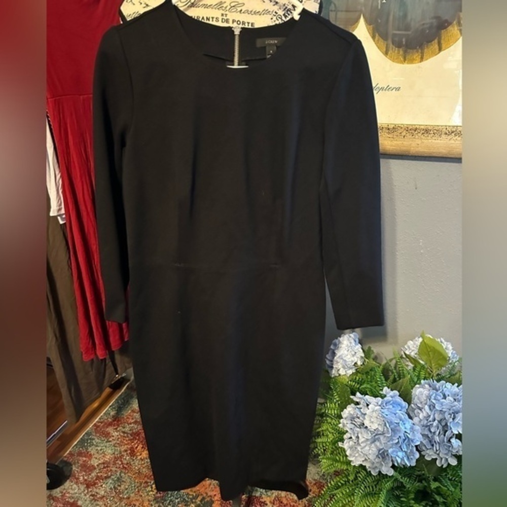 J crew dress. Euc. Zipper details
